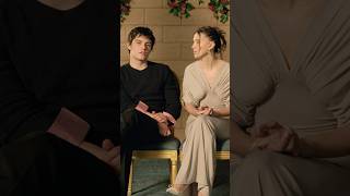 millie and louis describe Enola Holmes 3 with emojis #shorts #netflix
