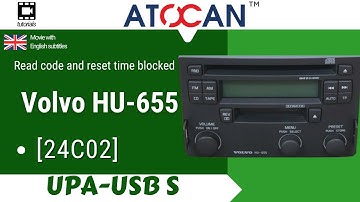 Volvo HU-655 [24C02] - read code and reset time blocked by UPA USB-S