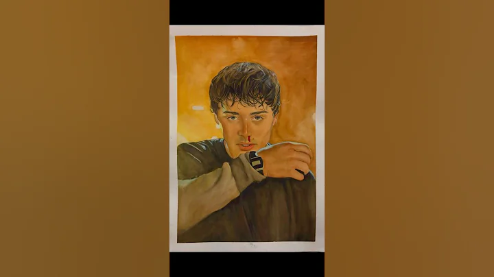 When art meets Stranger Things 🎨 ArtByParidhi #willbyers  #strangerthings #ytshorts  #viral #youtube