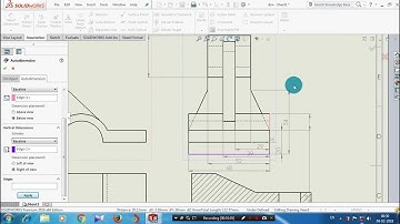 AUTO DIMENSIONS IN DRAFTING | SOLIDWORKS 2016