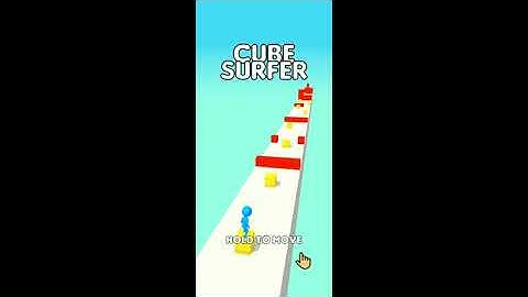 Cube Surfer 3D. Gameplay video. Unity 3D