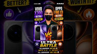 Vivo X300 Ultra Vs Oppo Find X9 Ultra || Which One Should You Buy? #shorts