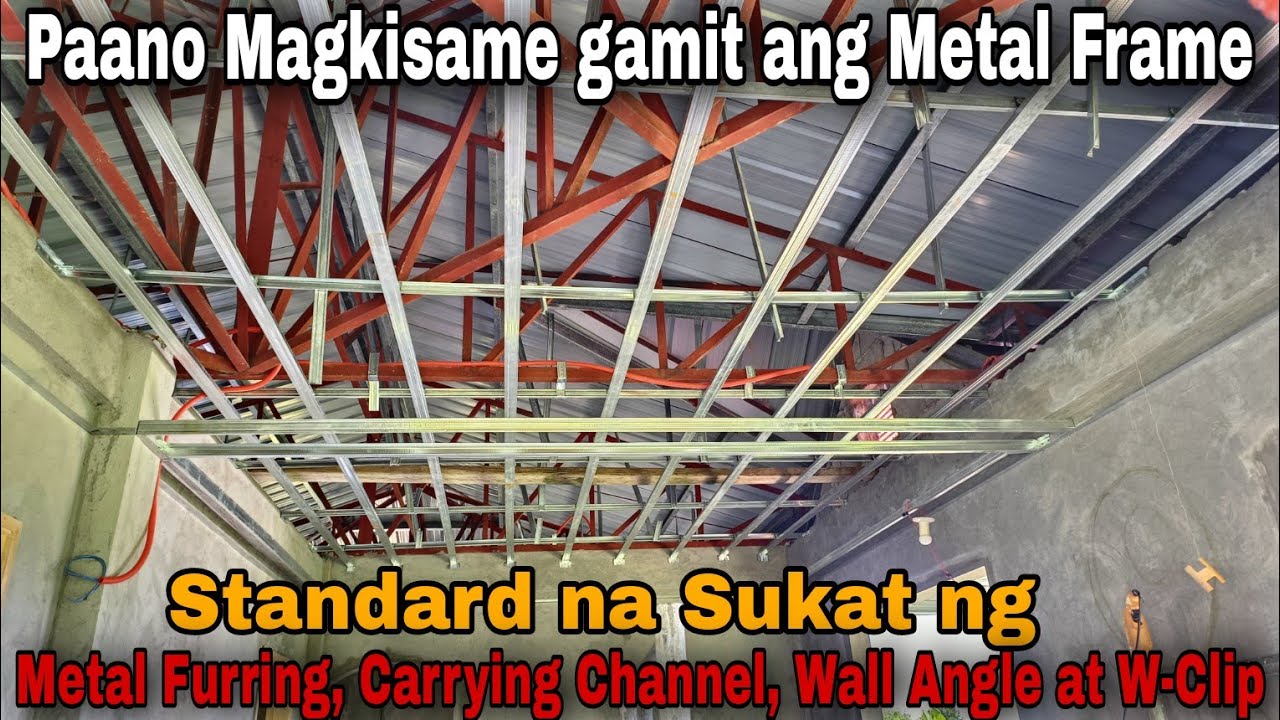 Paano MagKisame Anu Ang Sukat Ng Metal Furring Carrying Channel At Paano MagKisame Anu Ang Sukat Ng Metal Furring Carrying Channel At