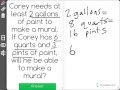 Paint Measurement and Conversion Problems