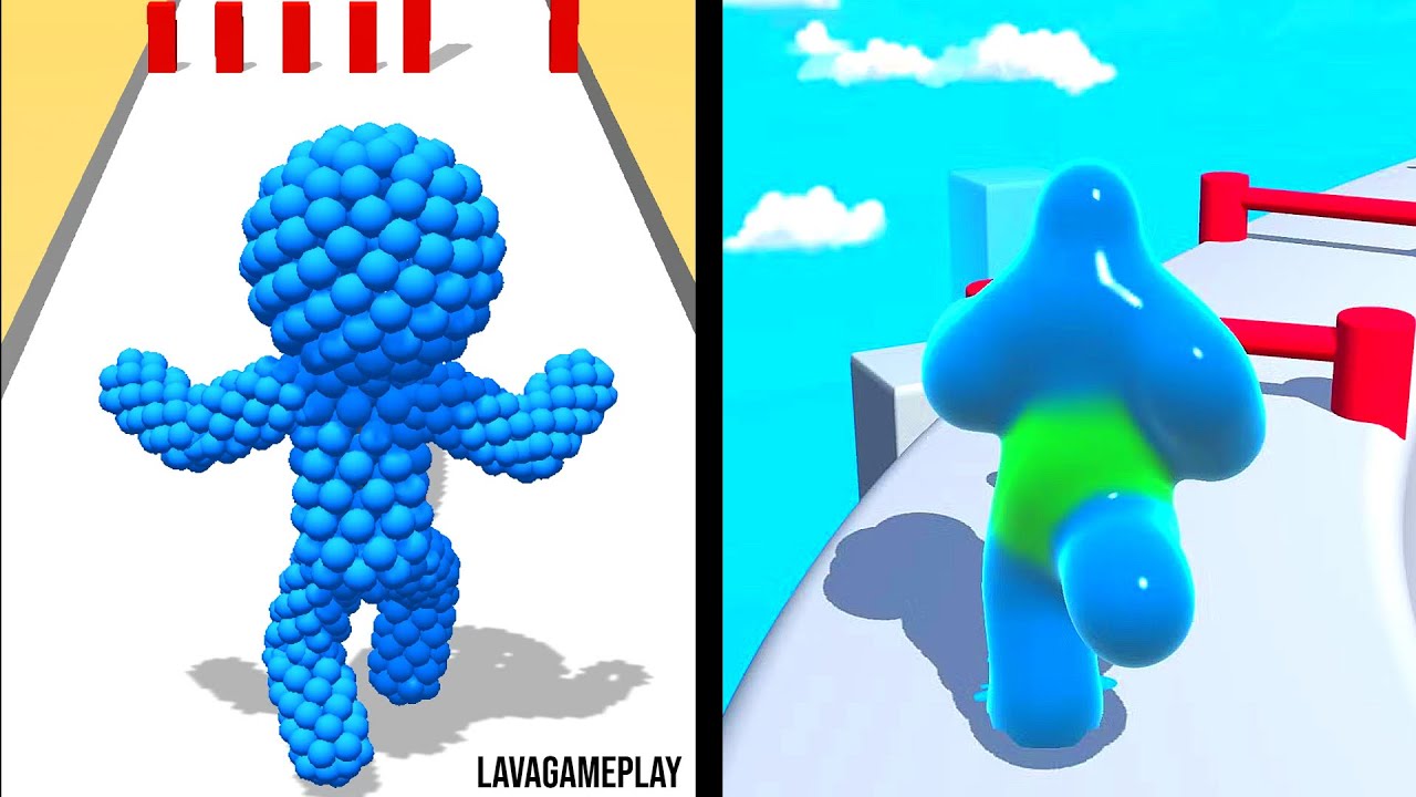 Sandman Run vs Blob Runner 3D