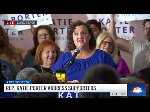 'Our government isn't working well': Rep. Katie Porter addresses supporters on Super Tuesday