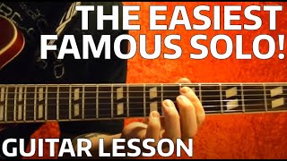 Video thumbnail of "Easiest Guitar Solo Ever Guitar Lesson. Solo From 'Soldier Boy' by The Shirelles"