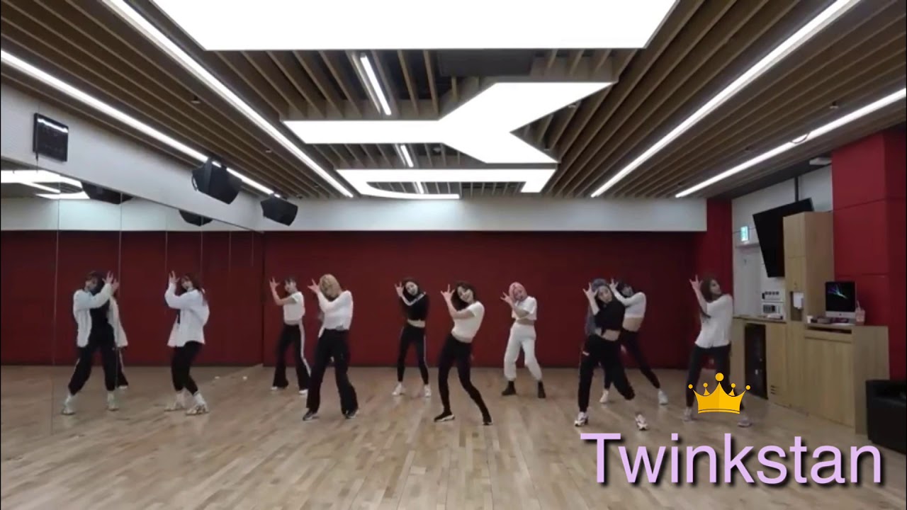 TWICE FANCY DANCE PRACTICE MIRRORED
