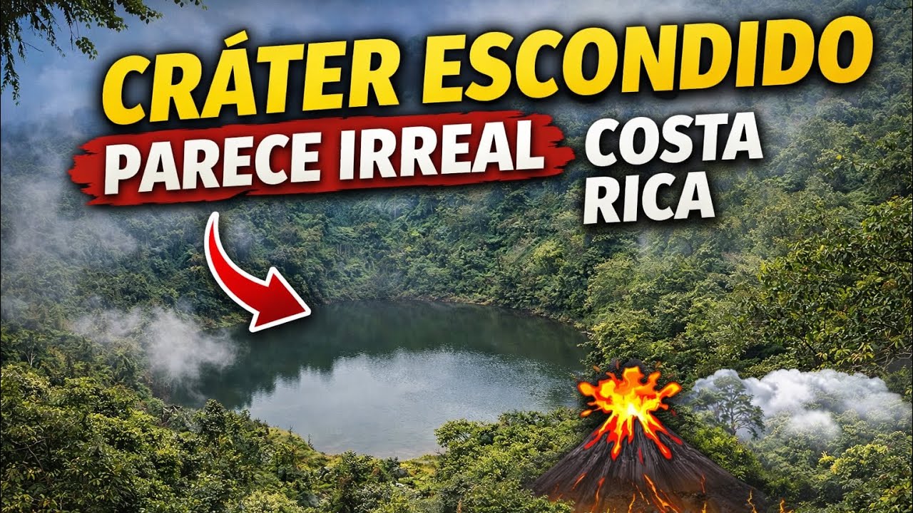 Este Cráter Escondido en Costa Rica Parece Irreal 🌫️ Laguna del Volcán Barva