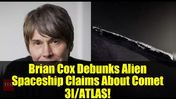 Brian Cox Debunks Alien Spaceship Claims About Comet 3I/ATLAS!