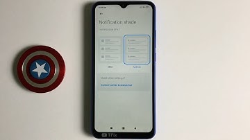 How to change Notification shade on Xiaomi Redmi 9A Android 10