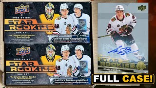 OPENING A 20 BOX CASE of 2023-24 Upper Deck Star Rookies Hockey Retail Box Set - Connor Bedard!
