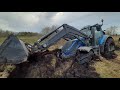 ☆MEGA WTOPA☆ Valtra w błocie ☆6 ciągników☆ 950km☆Case ☆New Holland ☆