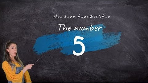 Number 5 for Kids | Learn to count | Learn numbers | Counting | Learn to Write the Number 5