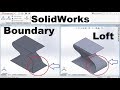 Boundary Boss Base and Loft Tutorial Quiz