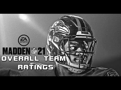 Pre-Release Madden 21 Overall Team Ratings - YouTube