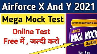 Airforce Group X and Y Mega Mock Test Free | Airforce Group XY Mock Test for 2021 Exam screenshot 3