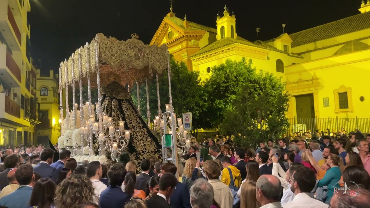 4K | Gracia y Esperanza de Hdad San Roque por Cuesta del Rosario | Domingo de Ramos Sevilla 2023