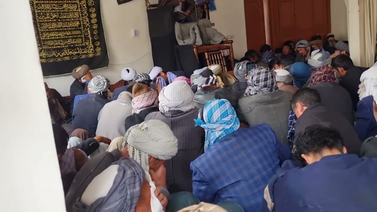 روضهٔ  خیلی عالی از استاد ابراهیم محقق در قریه میانقولک ولسوالی پنجاب ولایت بامیان .....