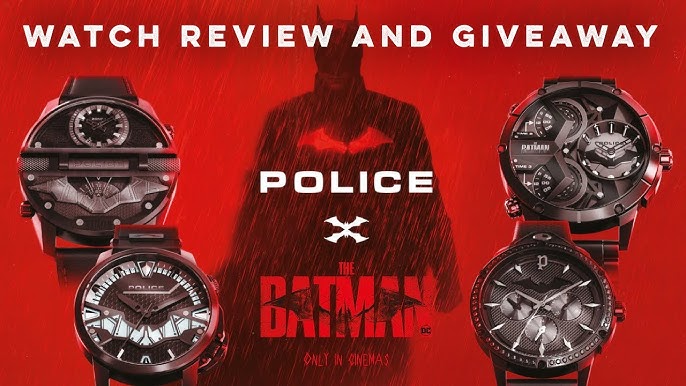 The Police x THE BATMAN Collector's Edition Watch By Police For Men  PEWJP2205102 - YouTube