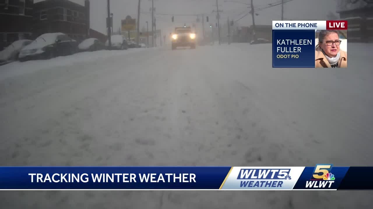 Tracking winter weather conditions across Cincinnati - YouTube
