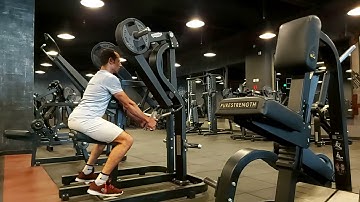 how to use low row machine (technogym)  #backworkout backwork