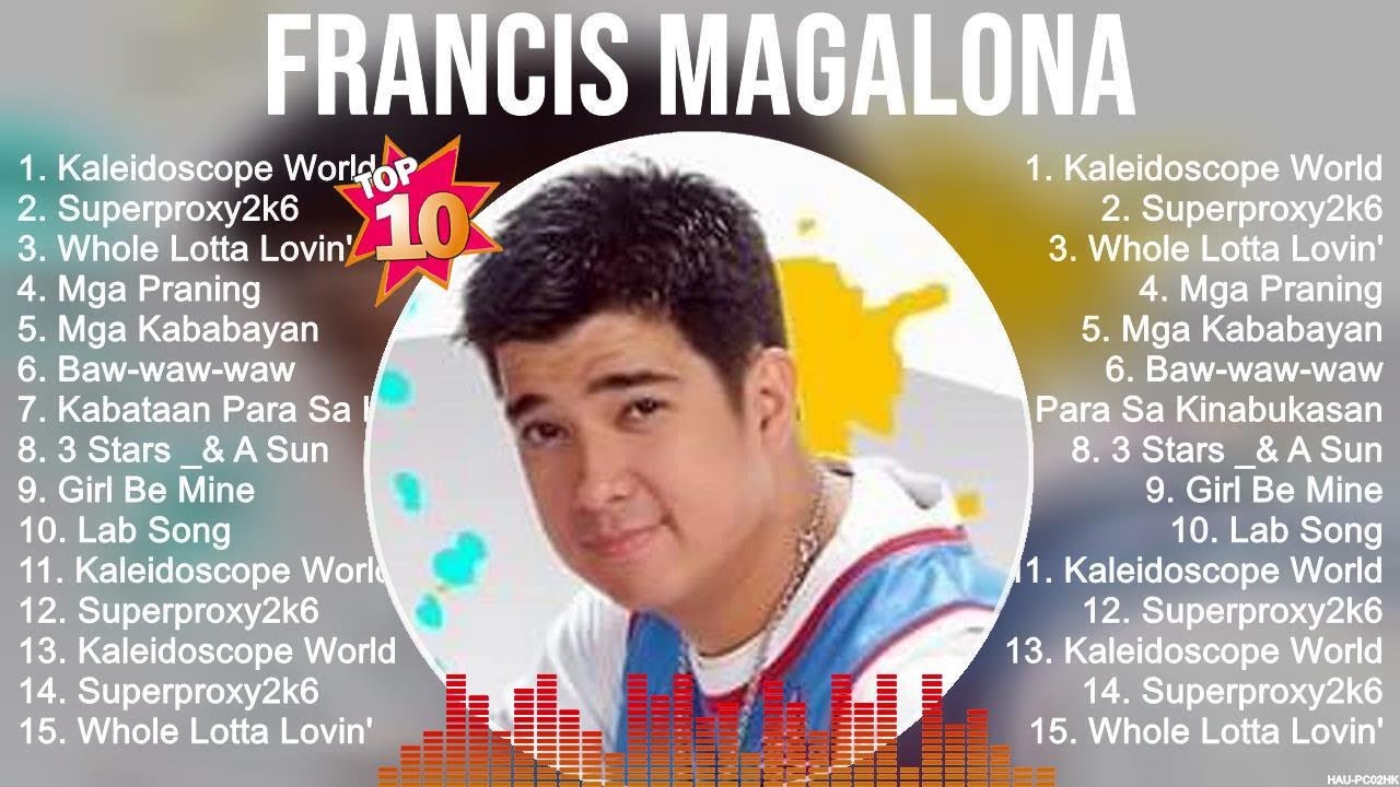 Francis Magalona Greatest Hits ~ OPM Music ~ Top 10 Hits of All Time