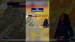 DMV snow forecast update