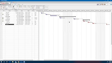 Scheduling (part 4) - Projectlibre