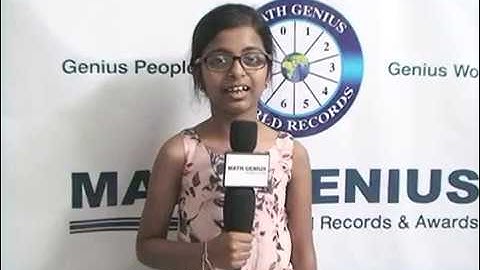 Pi World Record Holder @ Nayana Reddy Thipparthi