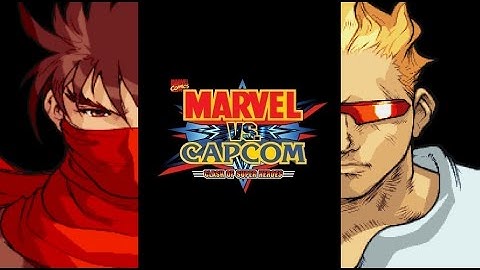 Marvel vs Capcom - Duo Team Attack - Strider Hiryu & Captain Commando