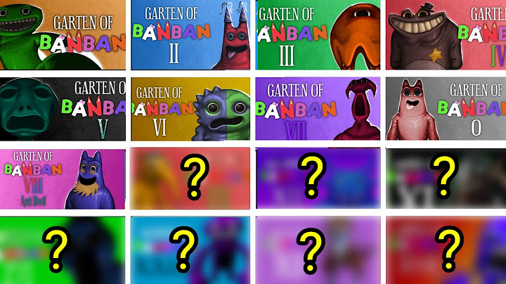 Garten Of Banban : 1 to 50 Chapter   Icons Comparison ( New Concept )