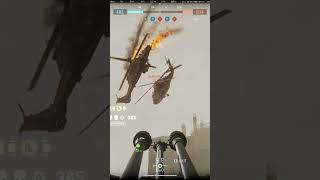 🤯 Anti-Air Turret DOUBLE KILL! Insane Helicopter Chain Crash! #GamingShorts