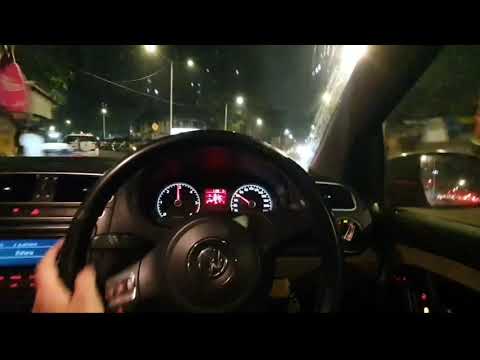 Volkswagen Polo night drive in MumbaiWhatsappStatus