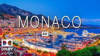 MONACO VIDEO 8K HDR 60fps DOLBY VISION WITH SOFT PIANO MUSIC