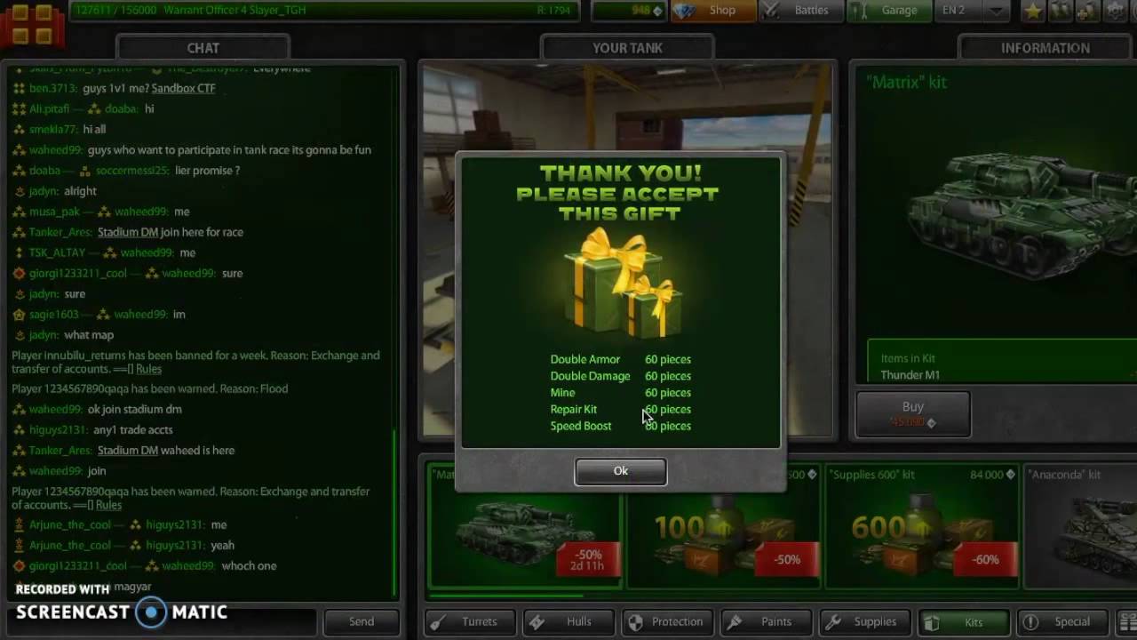 Tanki Online Buying Stinger Kit