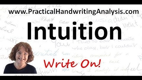 Personality from Handwriting Signature – Intuition (Graphology)