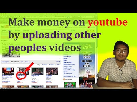 can you make money showing other peoples videos on youtube