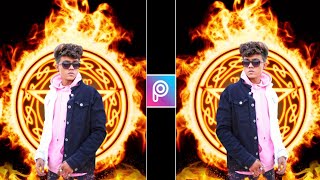 PicsArt Fire Background Photo Editing | PicsArt Background Change Editing | PicsArt Photo Editing screenshot 3