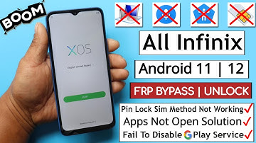 2023 All Infinix Android 11/12 Frp Bypass | Unlock Google Ac - Apps Not Opening Solution Without PC
