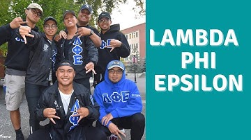 Lambda Phi Epsilon International Fraternity Inc. (MGRW Yardshow 2018)
