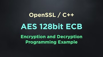 OpenSSL AES128 Encrypt/Decrypt example code in C++