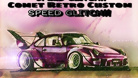 GTA 5 Comet Retro Custom Speed Glitch *FASTEST CAR IN GTA*?? Vs Glitched Bike!!!