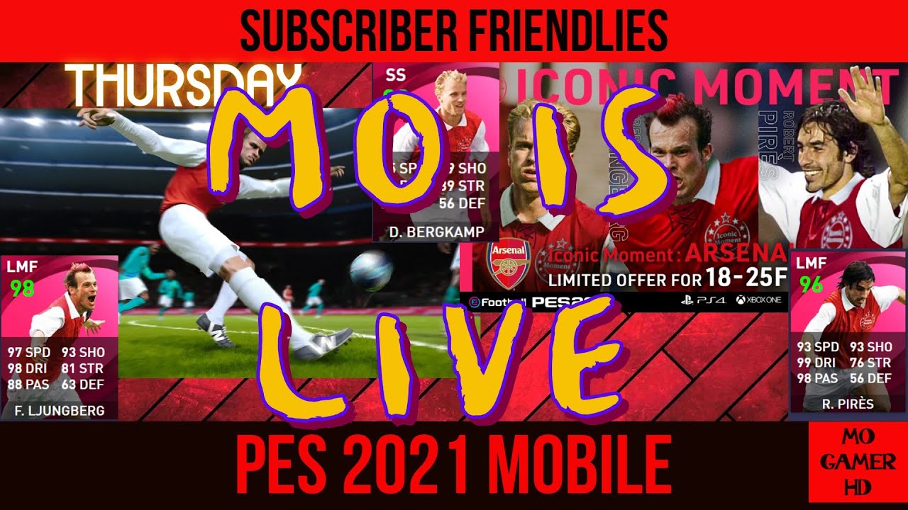 SUBSCRIBER FRIENDLIES LIVE . PES2021 mobile