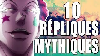 10 RÉPLIQUES MYTHIQUES DANS HUNTER X HUNTER ! - VOL.1