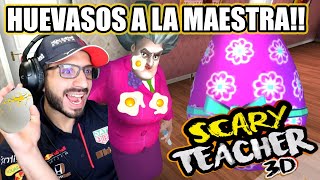 Huevasos de Broma a La Maestra Loca | Scary Teacher 3D Capitulo 17 | Juegos Luky