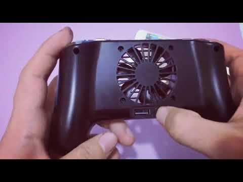 Controlador de Juego m/óvil para PUBG 5 en 1 versi/ón Mejorada Gamepad Shoot y Aim Trigger Phone Cooling Pad Power Bank para Android y iOS Fortnite//Knives out