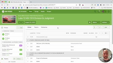 Planning Center Services: How to Add Songs to a Plan