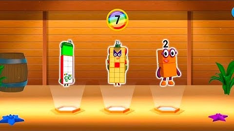 De Schat van Hexagon Island || 123 Numberblocks Cartoon voor kinderen #123 #spellen