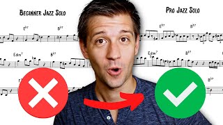 Beginner vs Pro Jazz Solo | 2 Exercises to Improve